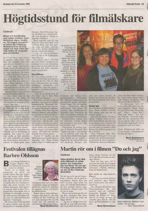 Uddevallaposten 22 nov