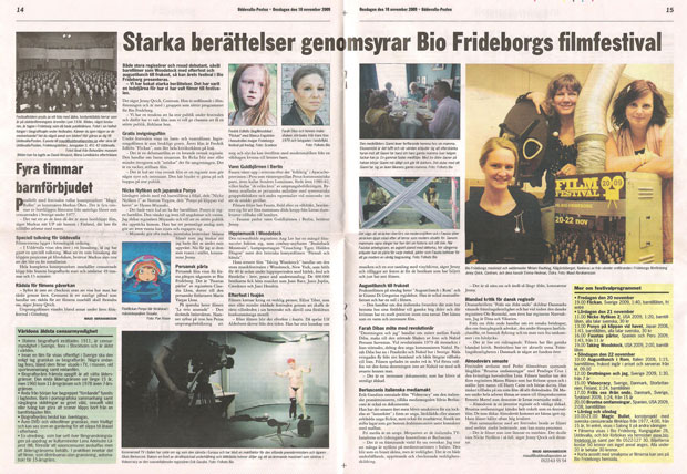 Uddevallaposten 18 nov 2009 mittuppslag